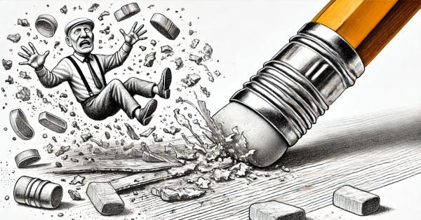 erasing a mistake