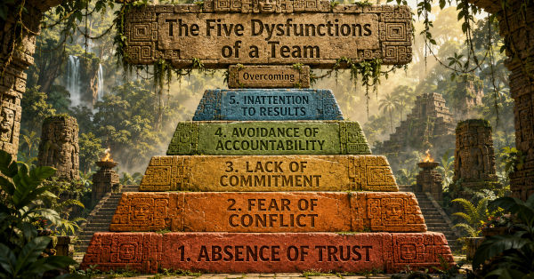 Five Dysfunctions of a Team Book review image