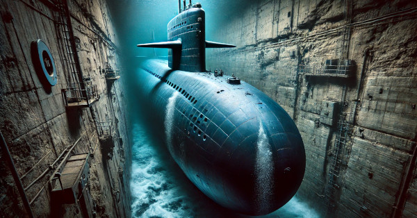 submarine turning